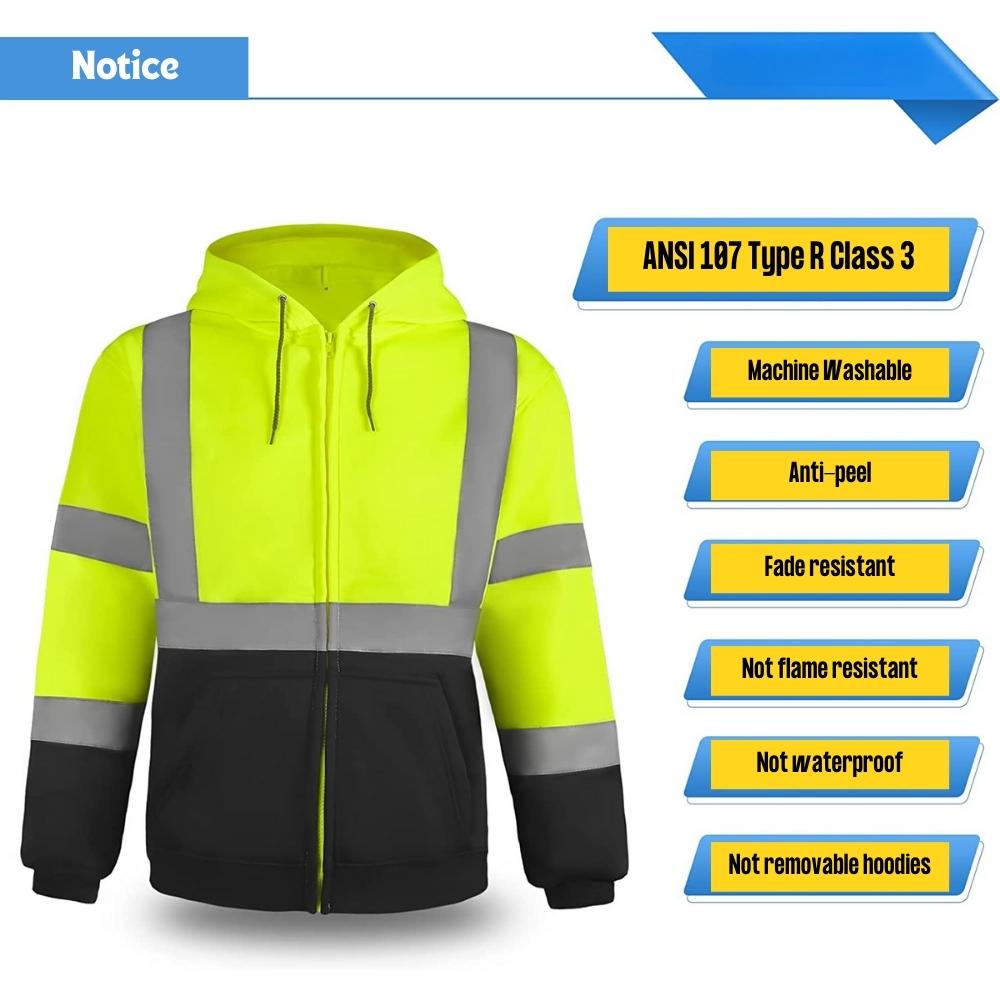 Hi Vis Hoodie (Medium)