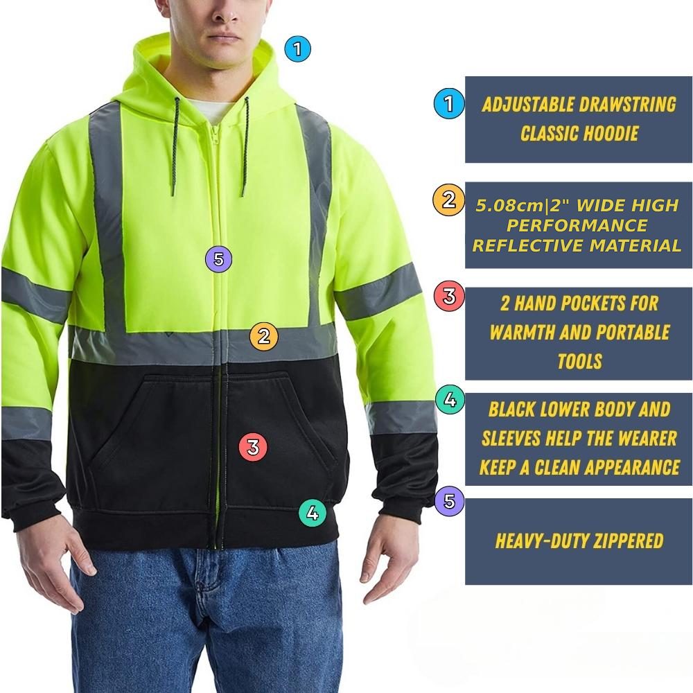 Hi Vis Hoodie (Medium)
